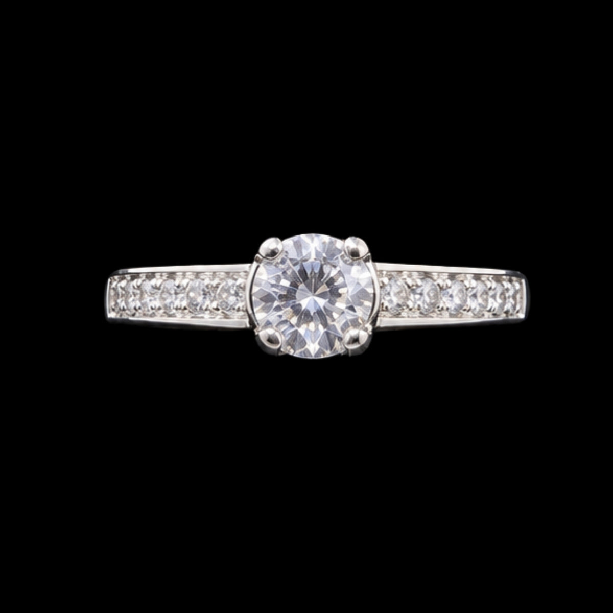 Silver Ring with CZ Stone