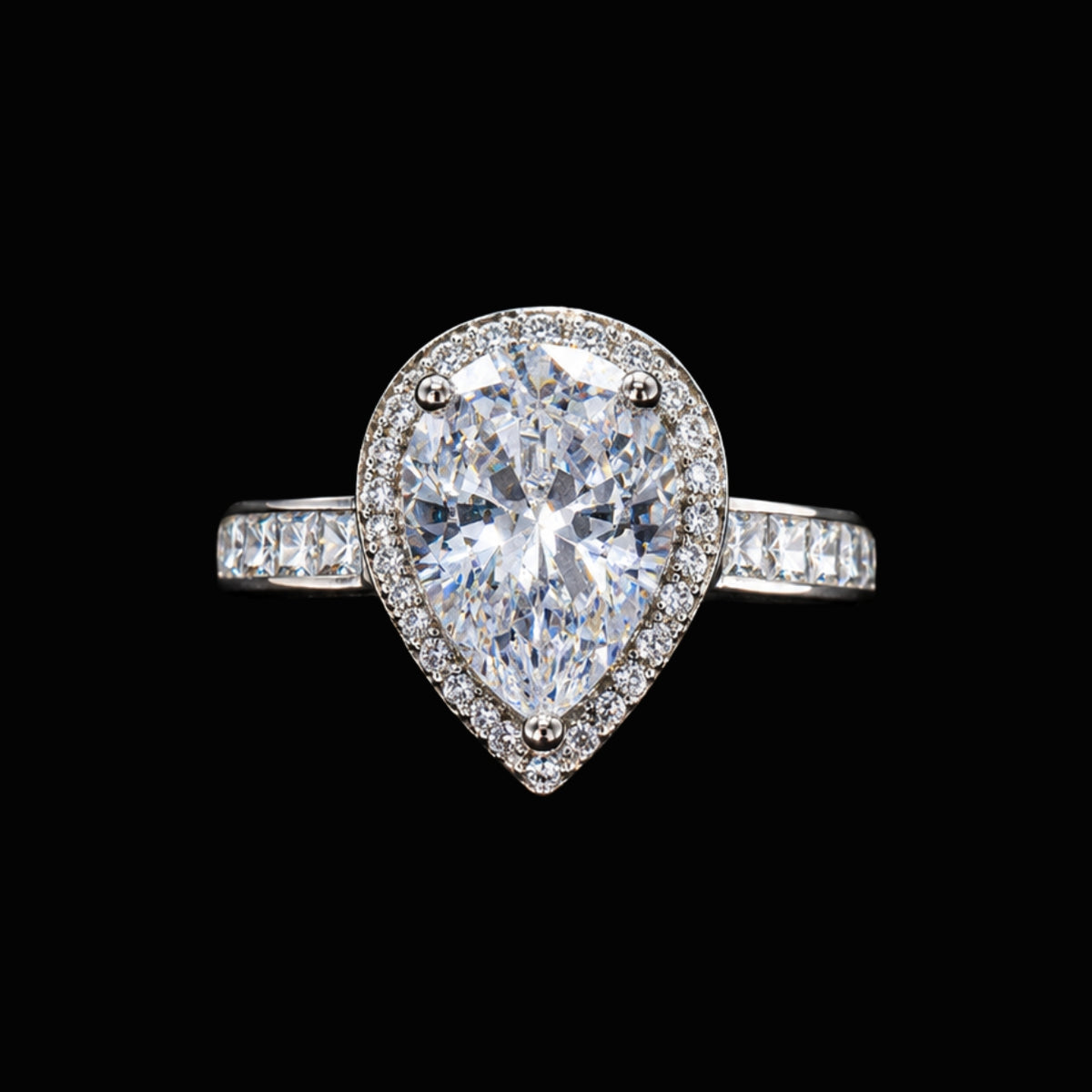 Silver Ring with CZ Stone