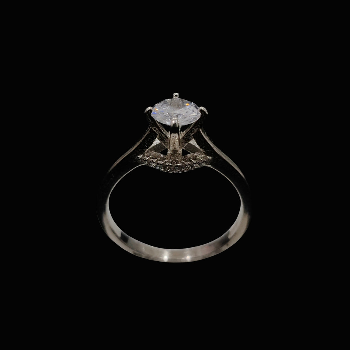 Silver CZ Ring