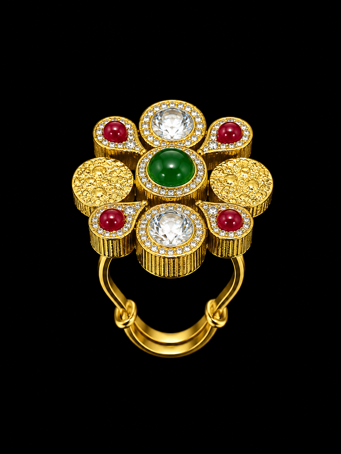 Gold and Gemstone Ring