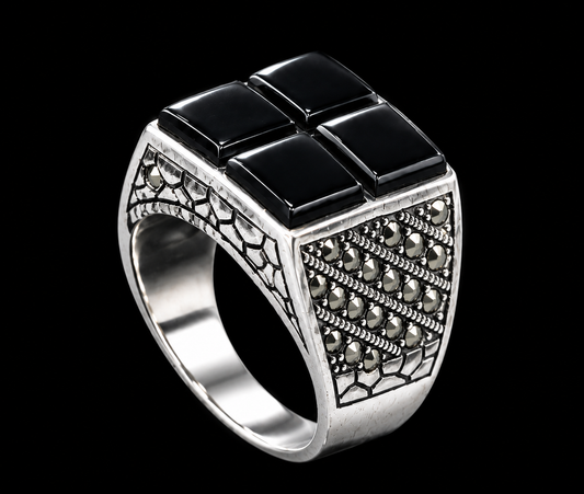 Black Cross Ring