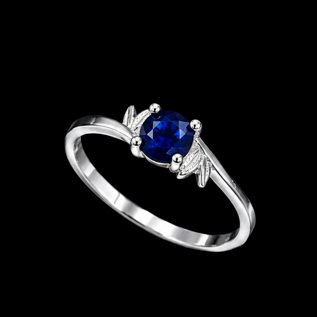 Blue CZ Ring