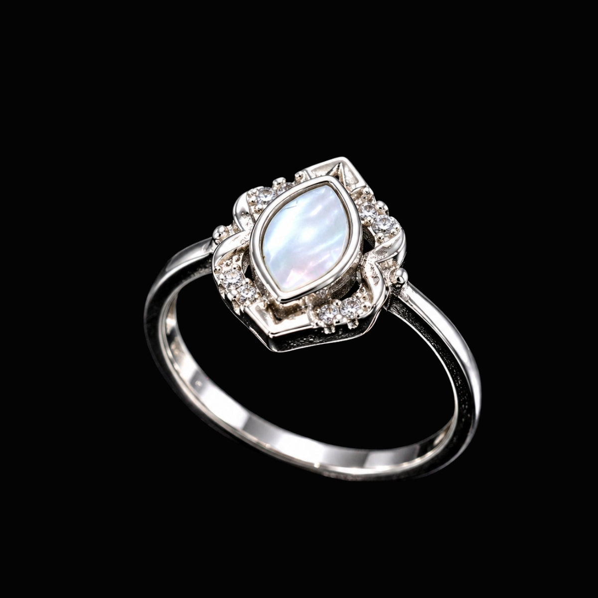 Marquise Opal Ring