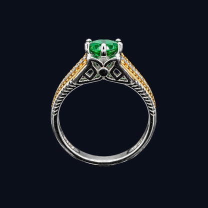Green Gemstone Ring