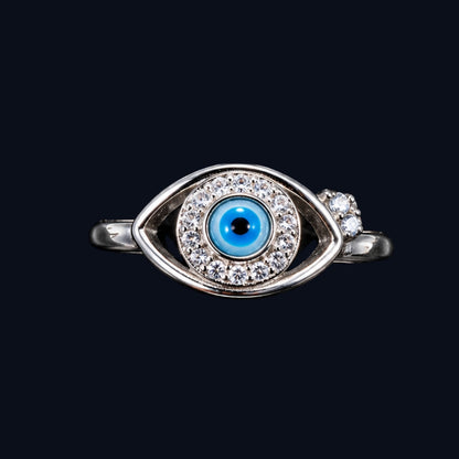 Enamel Evil Eye Ring