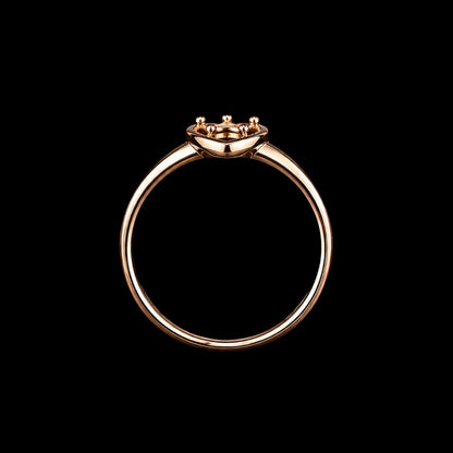 Crown Heart Ring