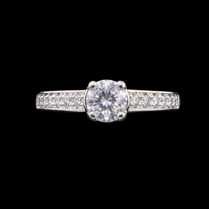 Silver Ring with CZ Stone