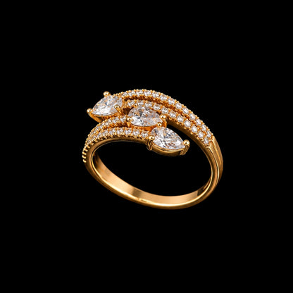 Gold CZ Ring