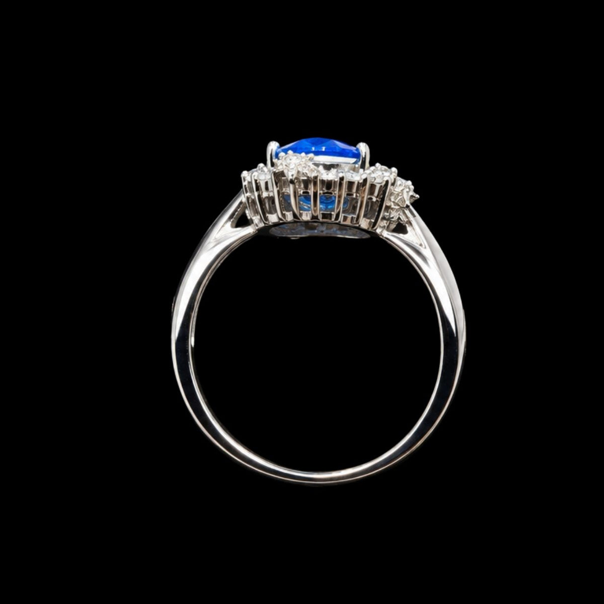 Blue CZ Ring