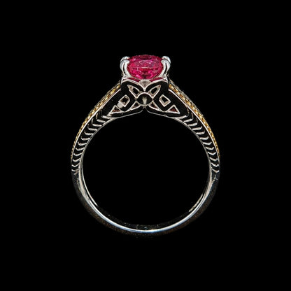 Stunning Pink CZ Ring