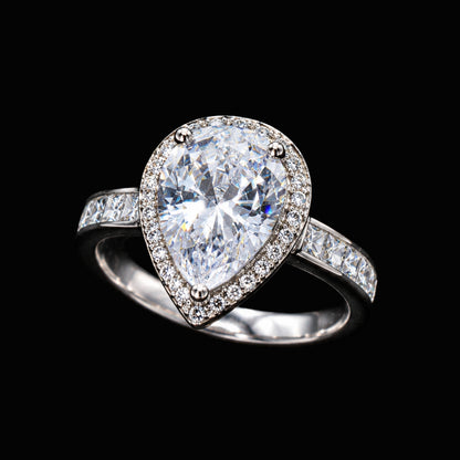 Silver Ring with CZ Stone