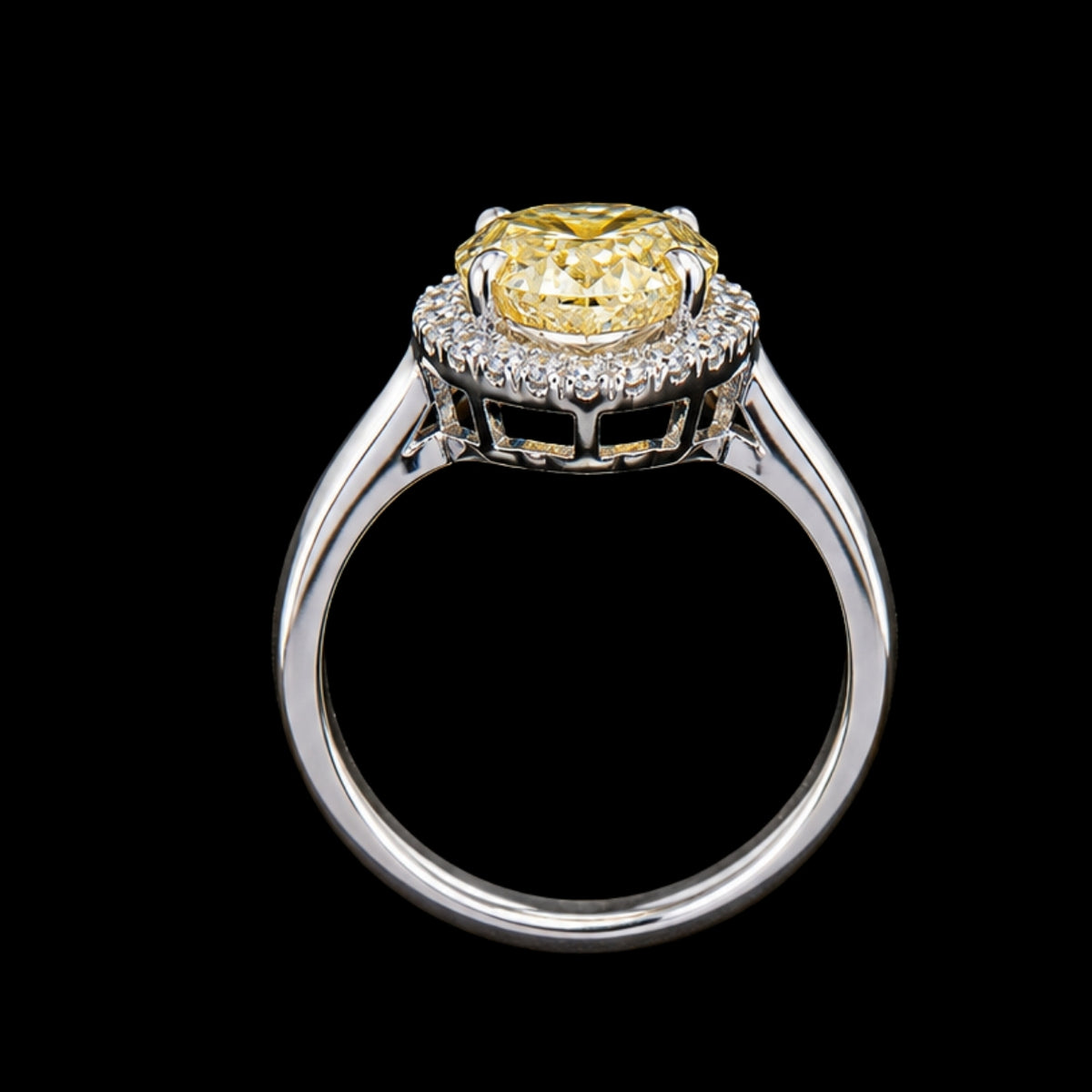Yellow CZ Ring