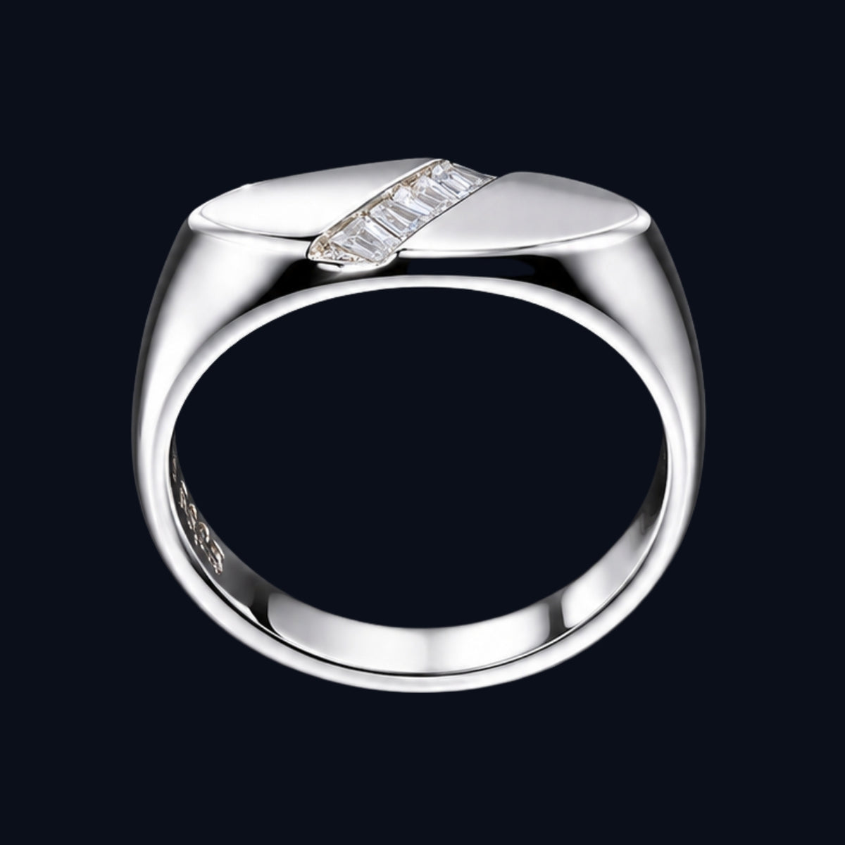 Silver Ring with CZ Stones