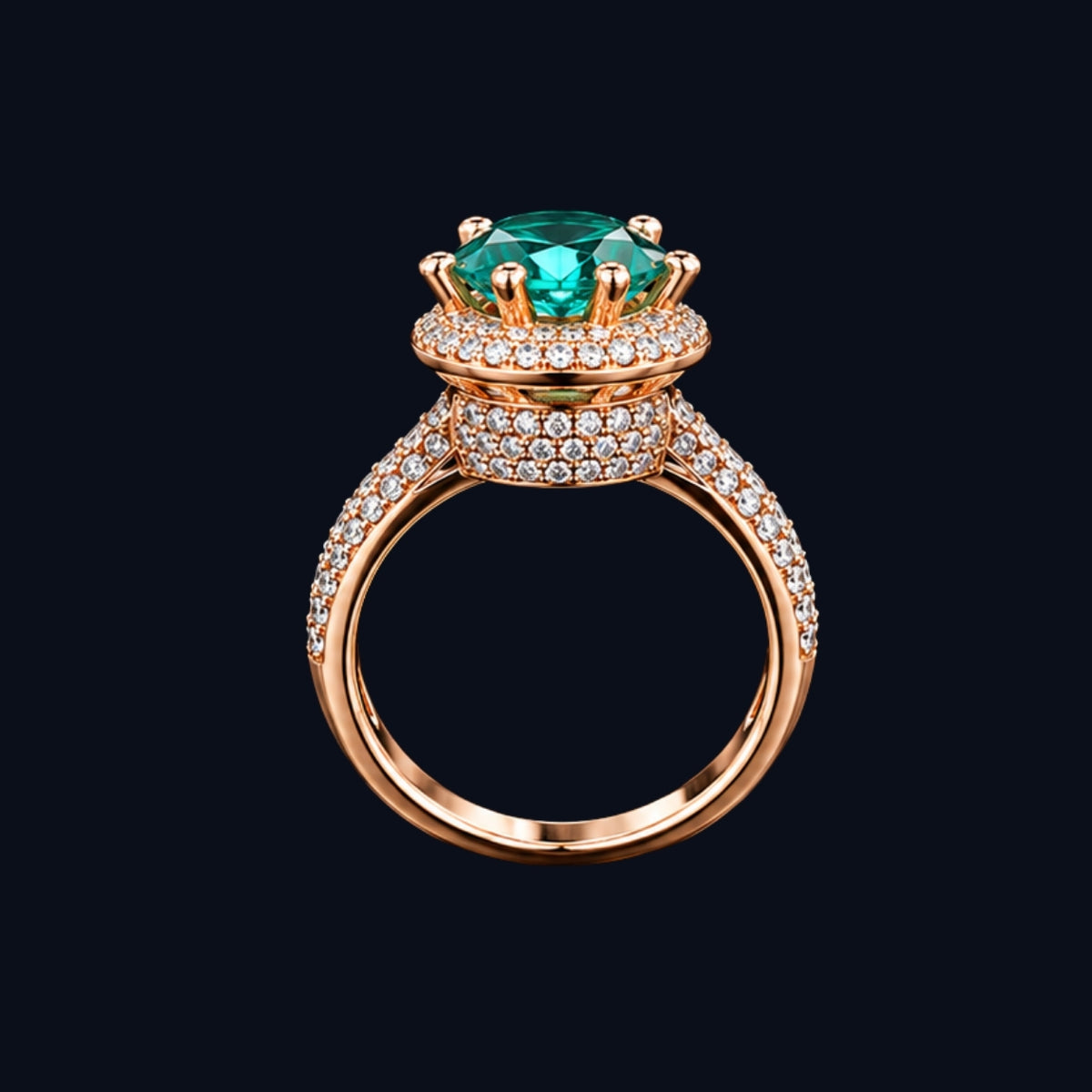 Emerald Green Ring