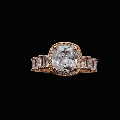 Rose Gold CZ Ring