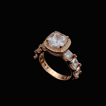 Rose Gold CZ Ring
