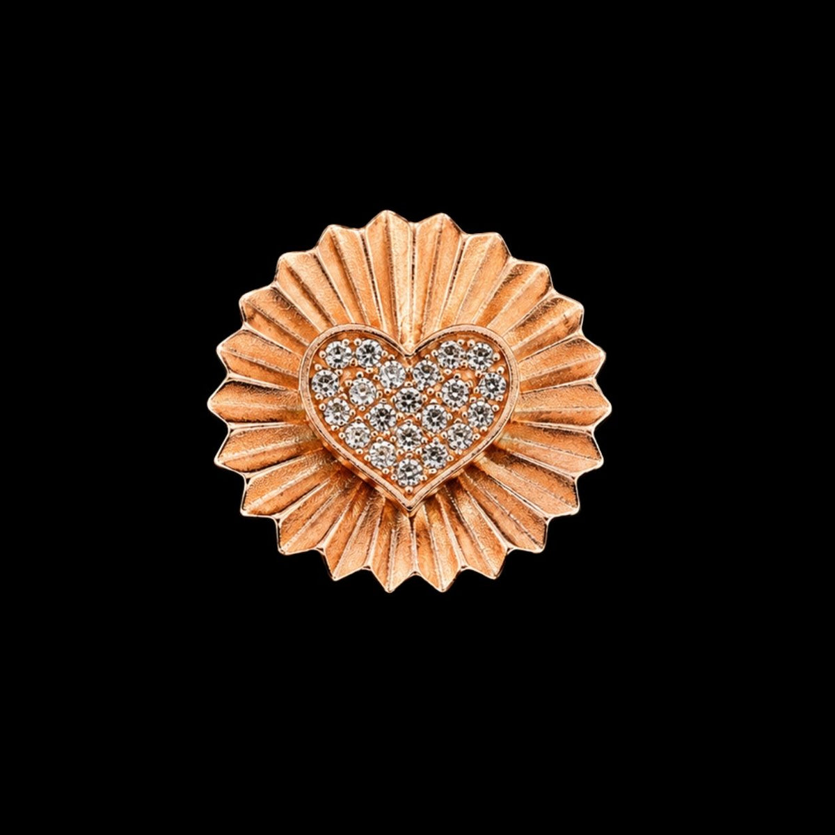 Heart CZ Ring