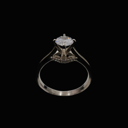 Silver CZ Ring