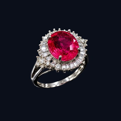 Oval Ruby Ring