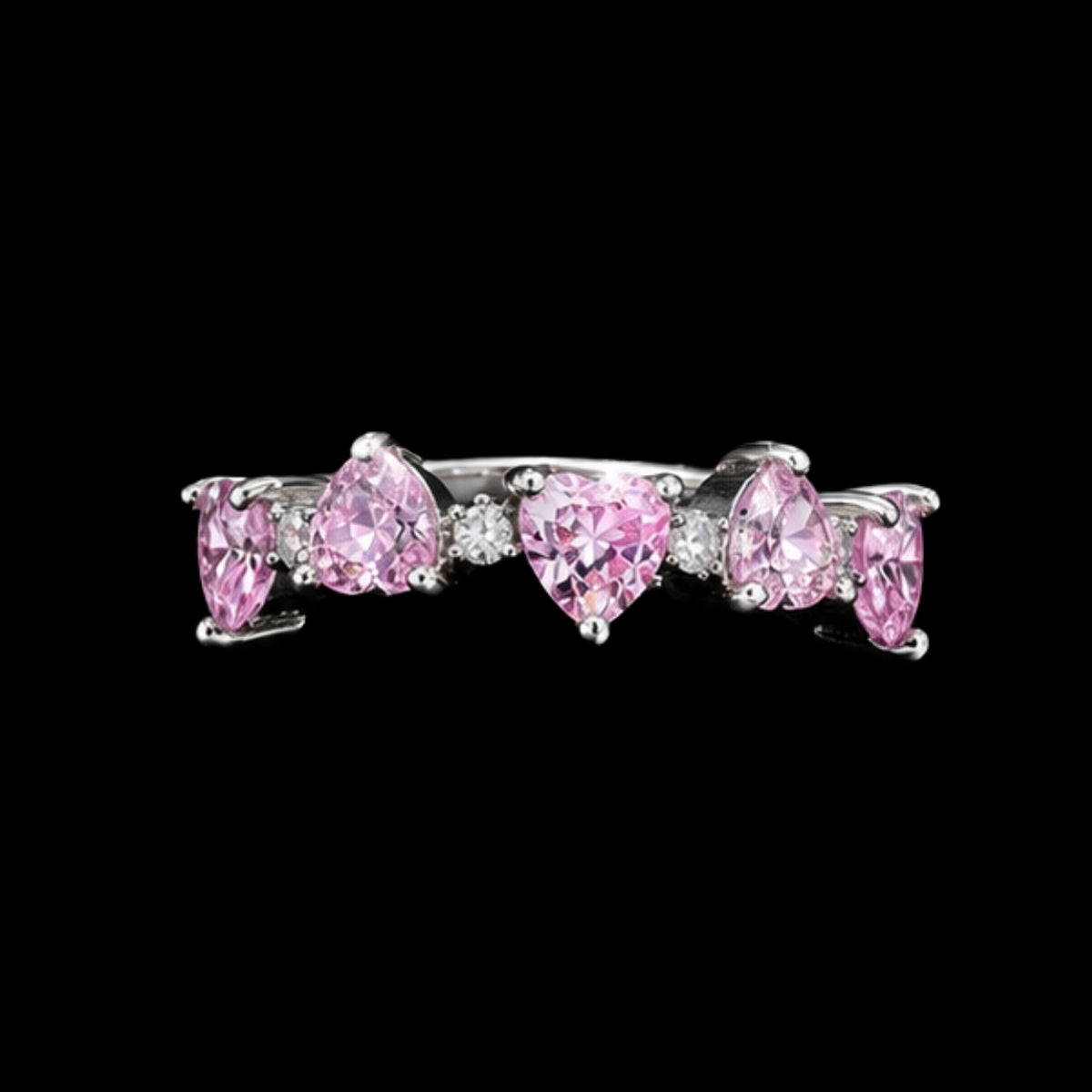 Pink CZ Ring