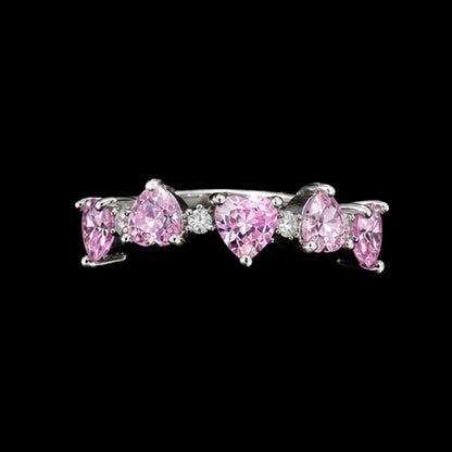 Pink CZ Ring