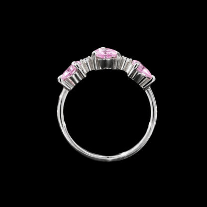 Pink CZ Ring