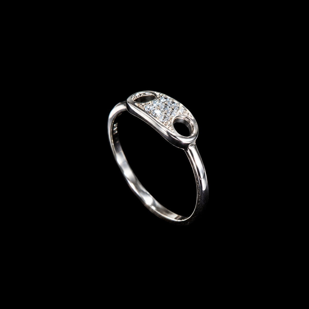 Oval CZ Ring