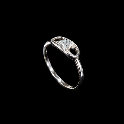 Oval CZ Ring