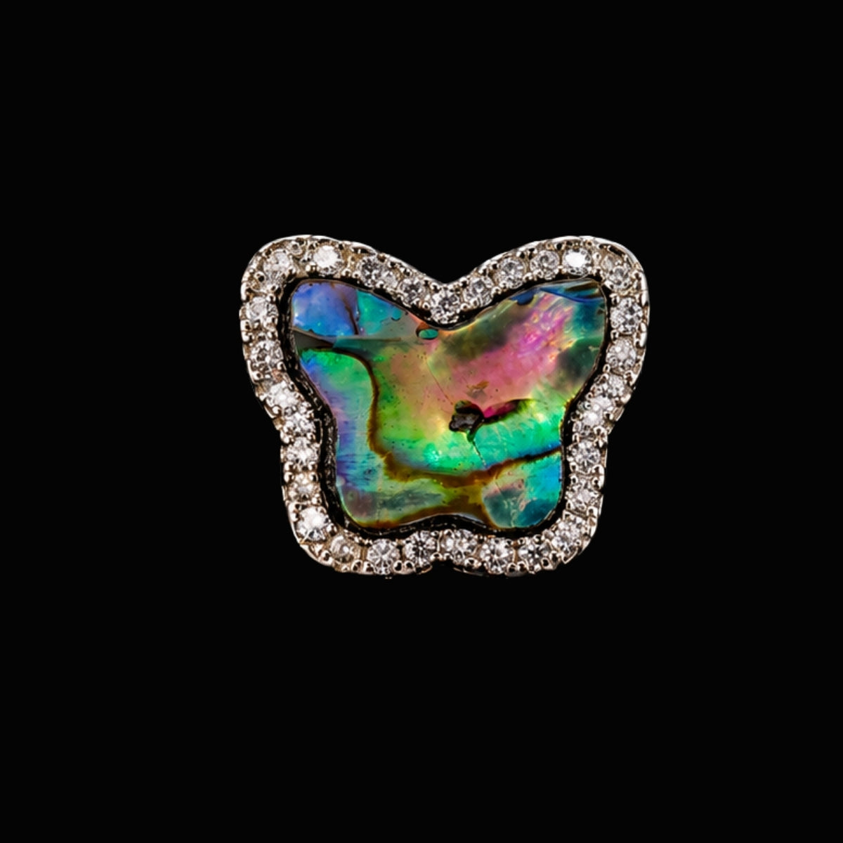 Butterfly Abalone Ring