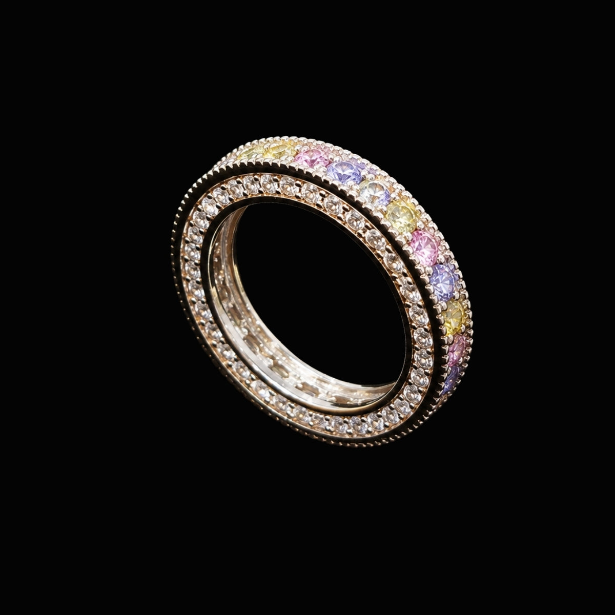 Pastel CZ Ring