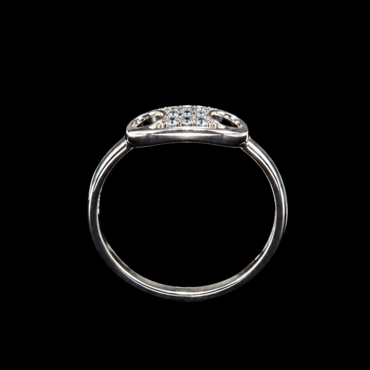 Oval CZ Ring