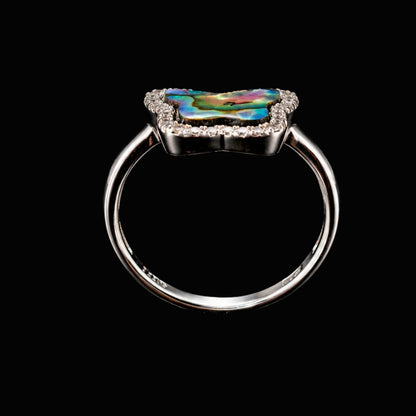 Butterfly Abalone Ring