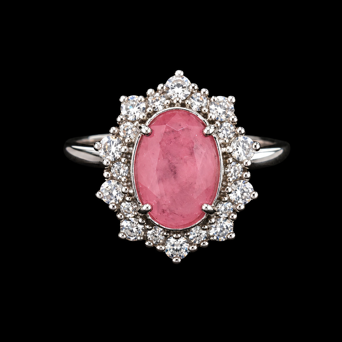 Pink CZ Ring