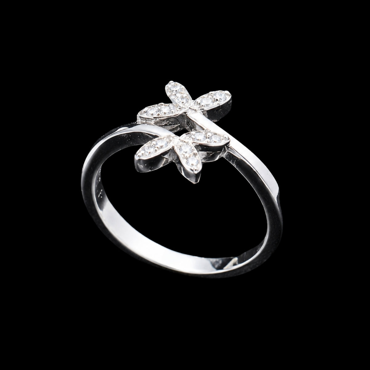 Silver Butterfly Ring