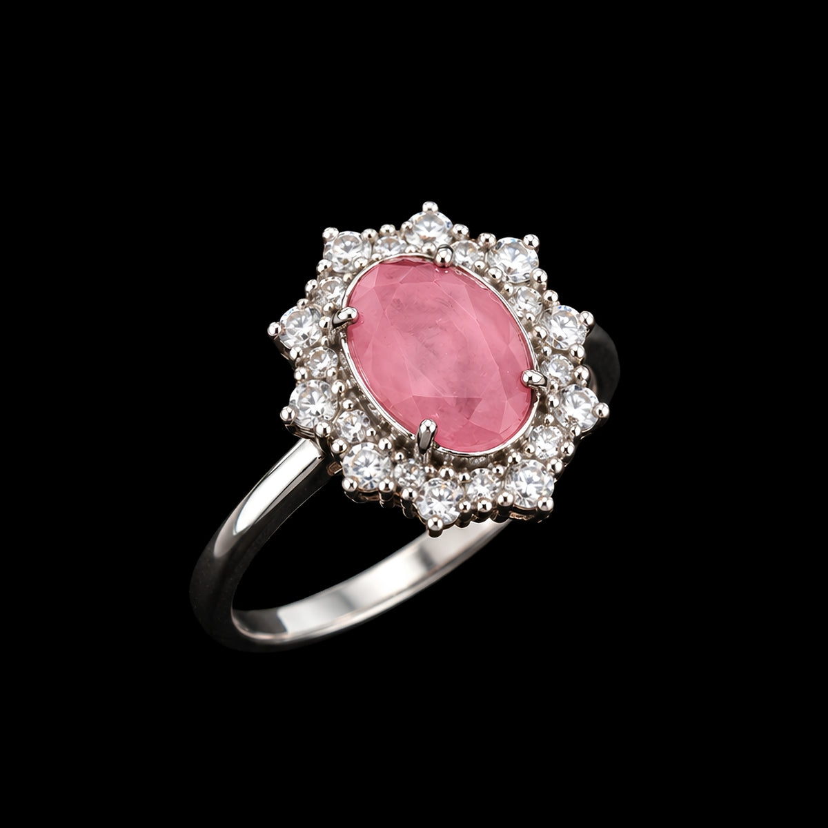 Pink CZ Ring