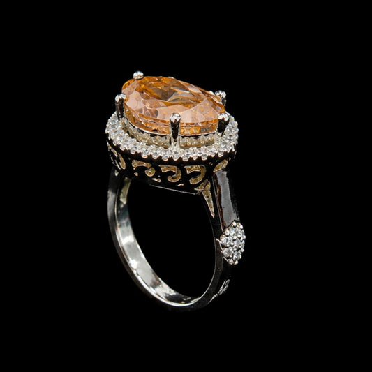 Golden Teardrop Ring