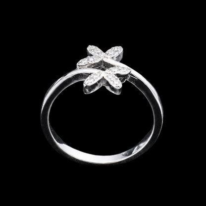 Silver Butterfly Ring