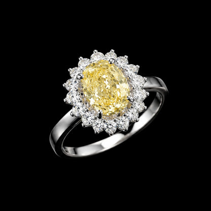 Yellow CZ Ring