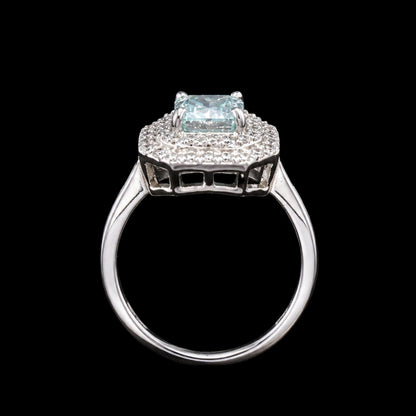 Square Halo Ring