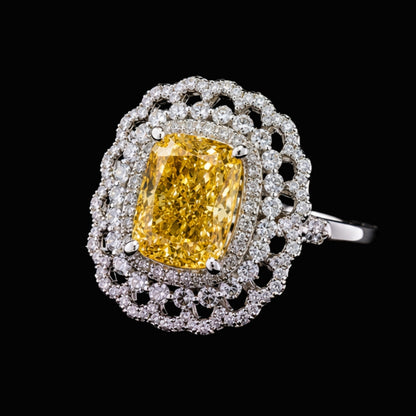 Yellow CZ Ring