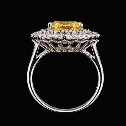 Yellow CZ Ring