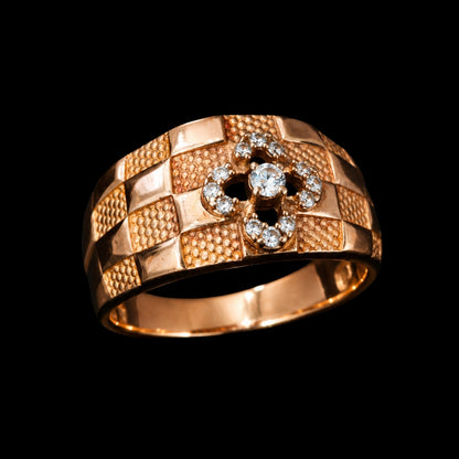 Gold CZ Ring