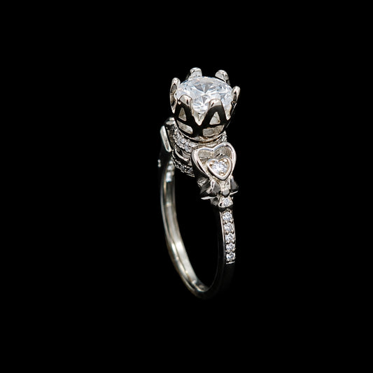 Vintage-inspired Silver Ring