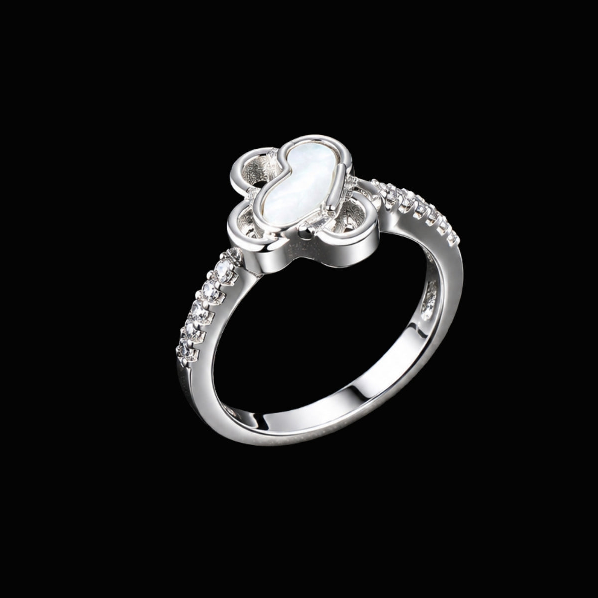 Silver Ring with CZ Stones