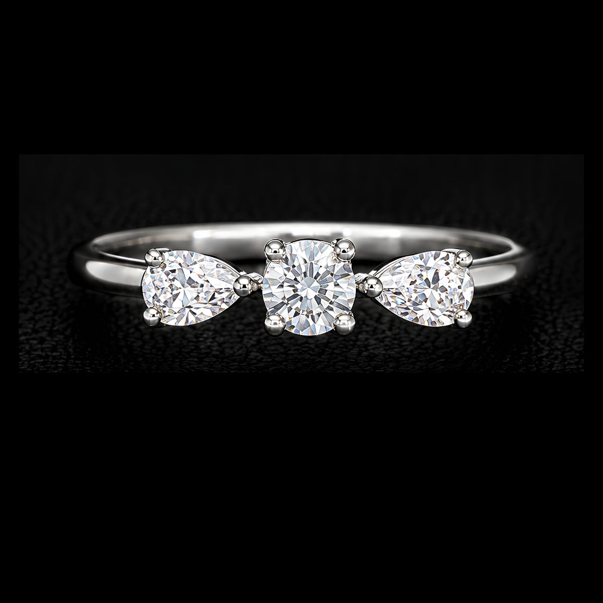 Three-Stone CZ Ring