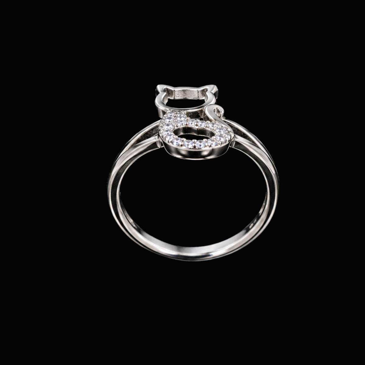CZ Cat Ring