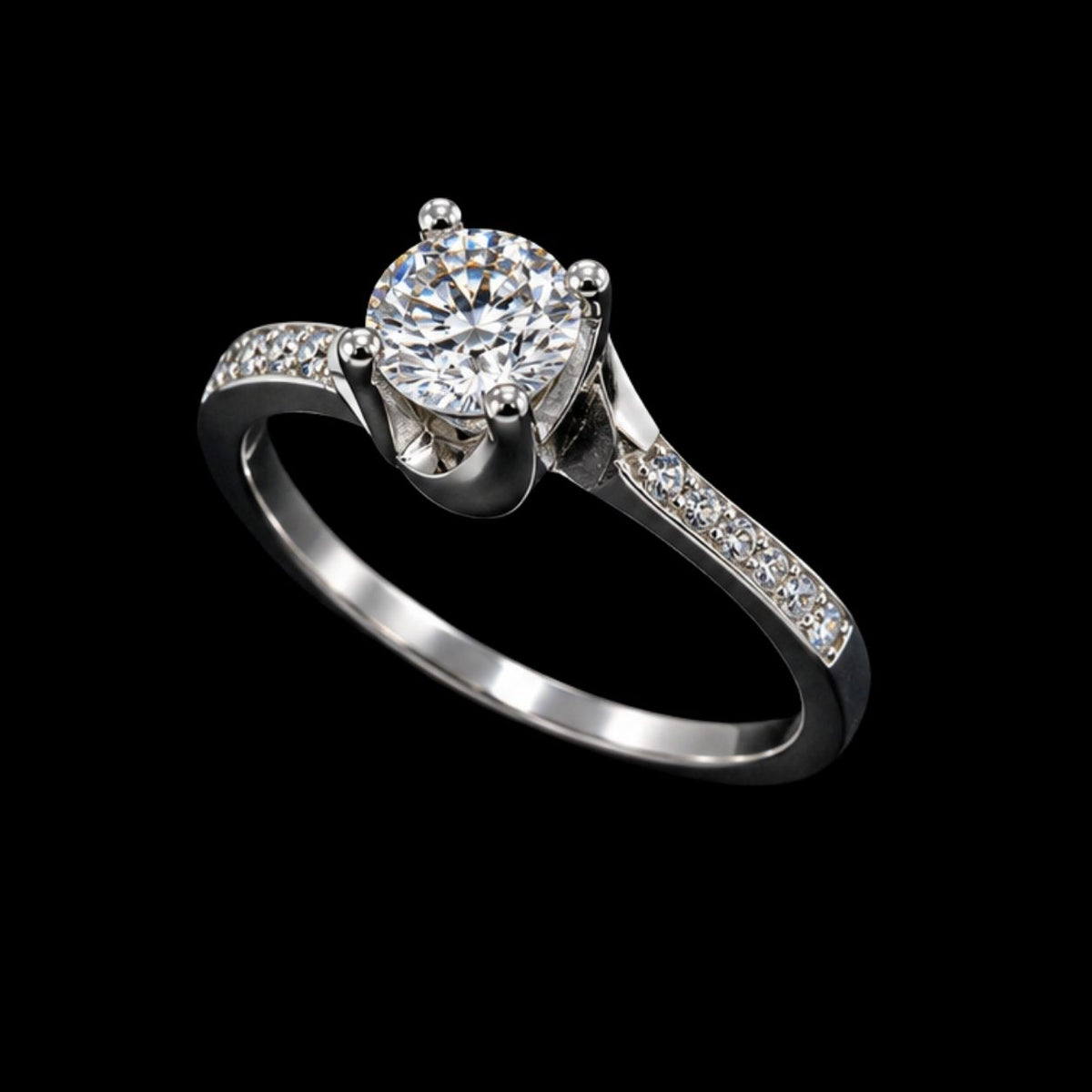 Silver CZ Ring