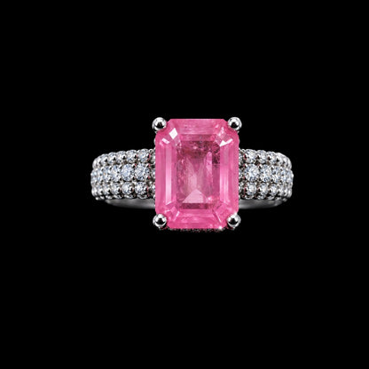 Pink CZ Ring