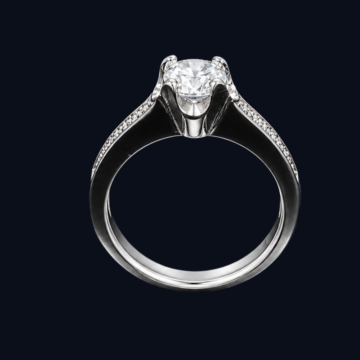 Elegant Solitaire Ring