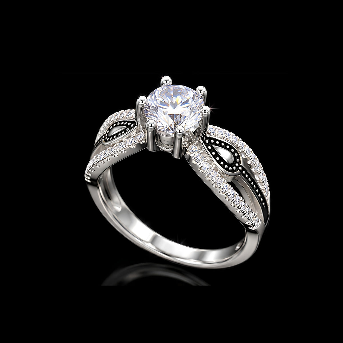 Elegant CZ Ring